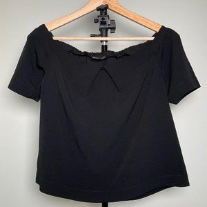 Black Off Shoulder Shirt